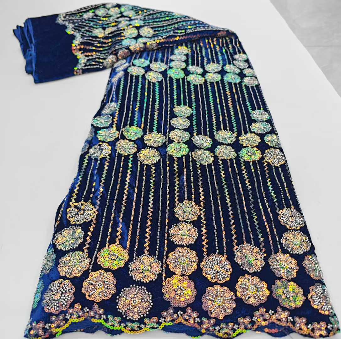 Sewing Velvet Fabric - 2026 New Design Luxury French African