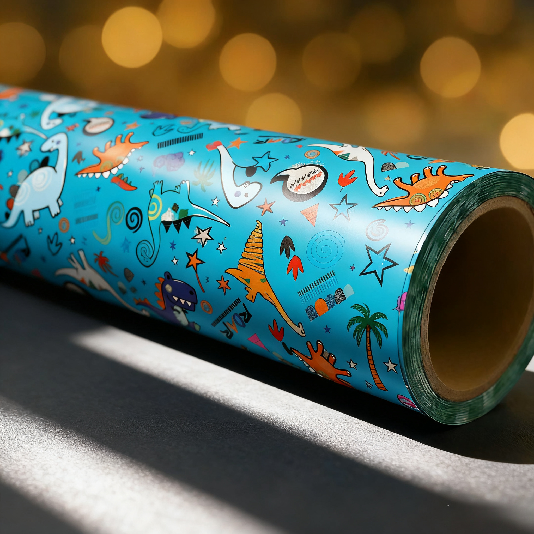 Pattern Tissue Paper - 1 Roll Blue Gift Wrapping Paper