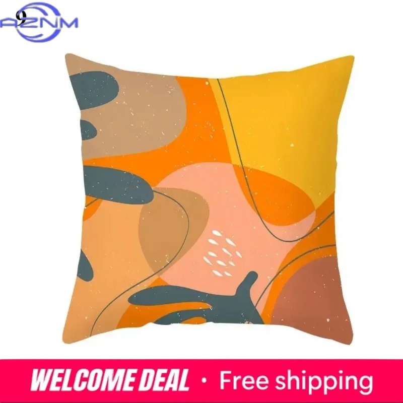 Boho Orange Abstract Cushion C - Century Textile & Sewing Supply Reviews incelemesi ve fiyatı