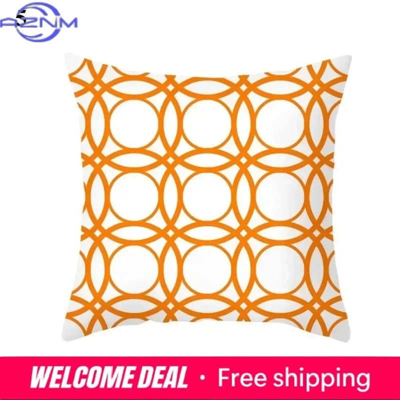 Boho Orange Abstract Cushion C - Century Textile & Sewing Supply Reviews incelemesi ve fiyatı