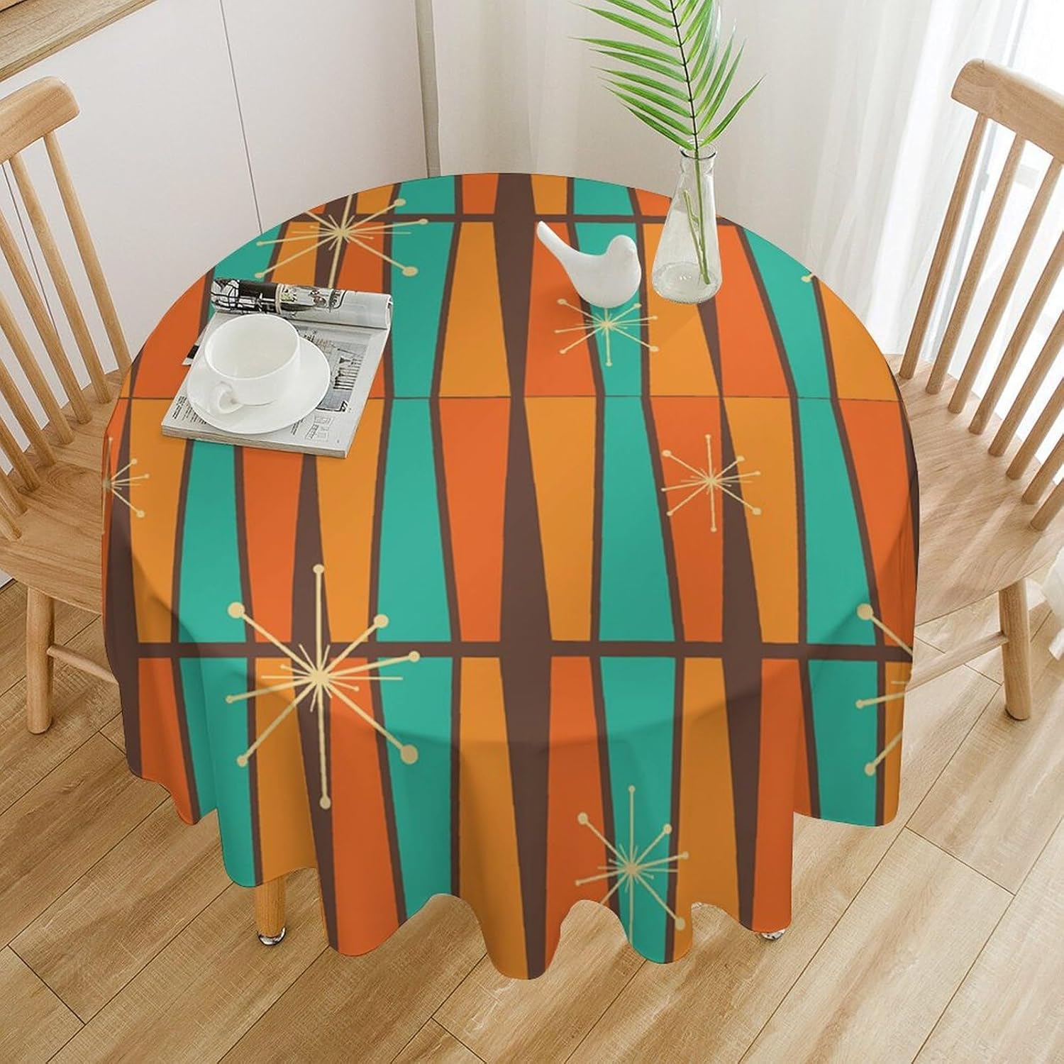Mid Century Modern Orange Yell - Century Textile & Sewing Supply Reviews incelemesi ve fiyatı