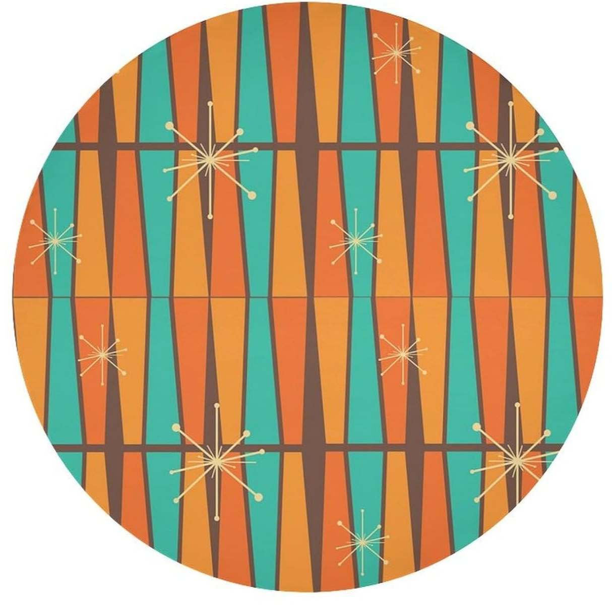Mid Century Modern Orange Yell - Century Textile & Sewing Supply Reviews incelemesi ve fiyatı