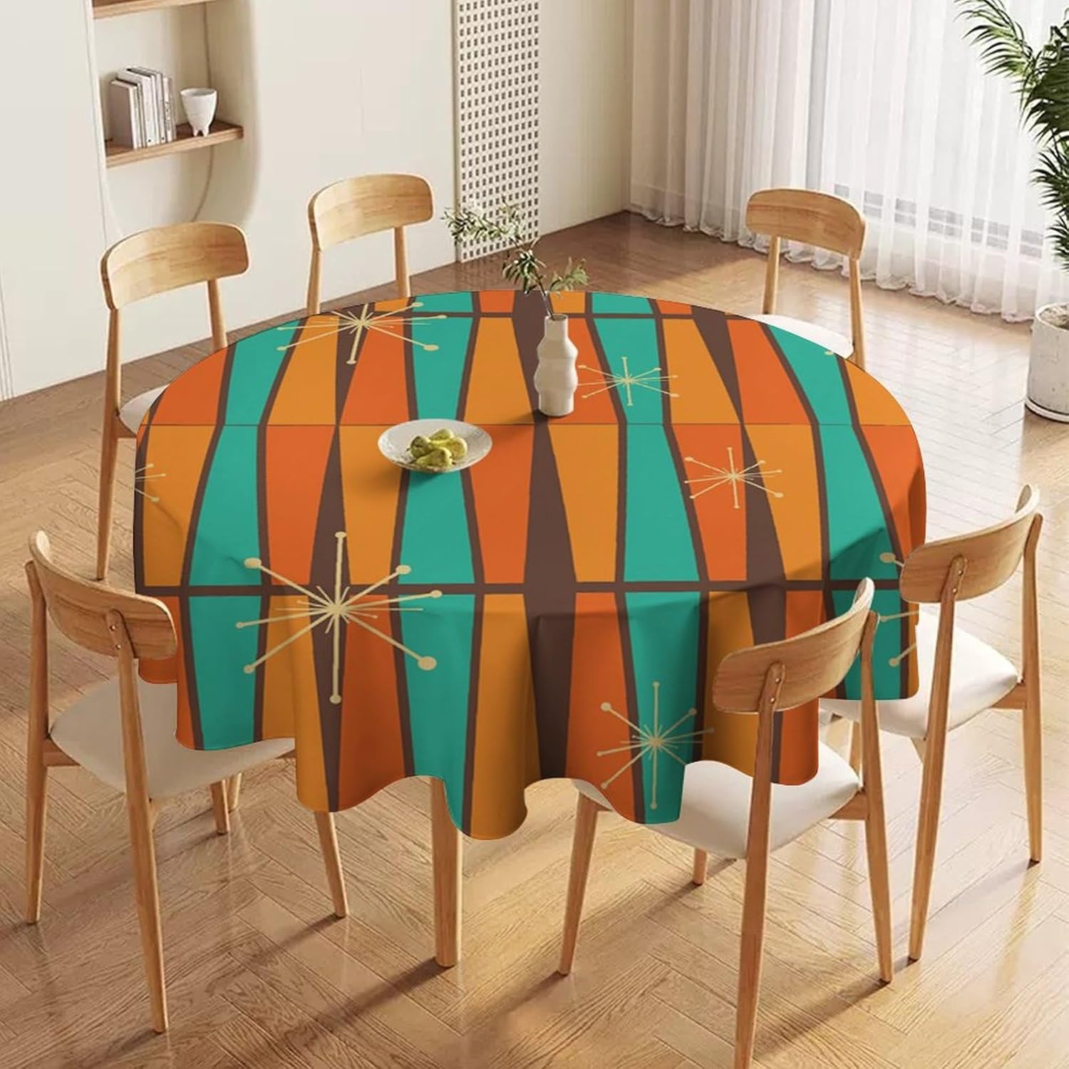 Mid Century Modern Orange Yell - Century Textile & Sewing Supply Reviews incelemesi ve fiyatı