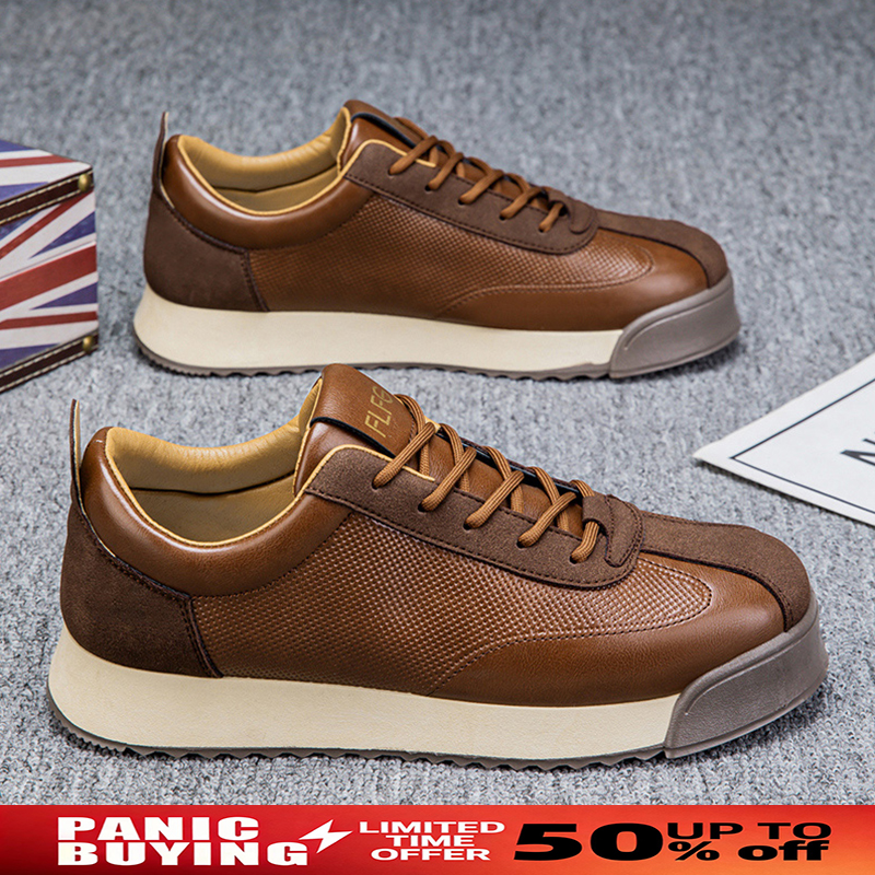 New Men Leather Casual Shoes O - Sewing Latex incelemesi ve fiyatı
