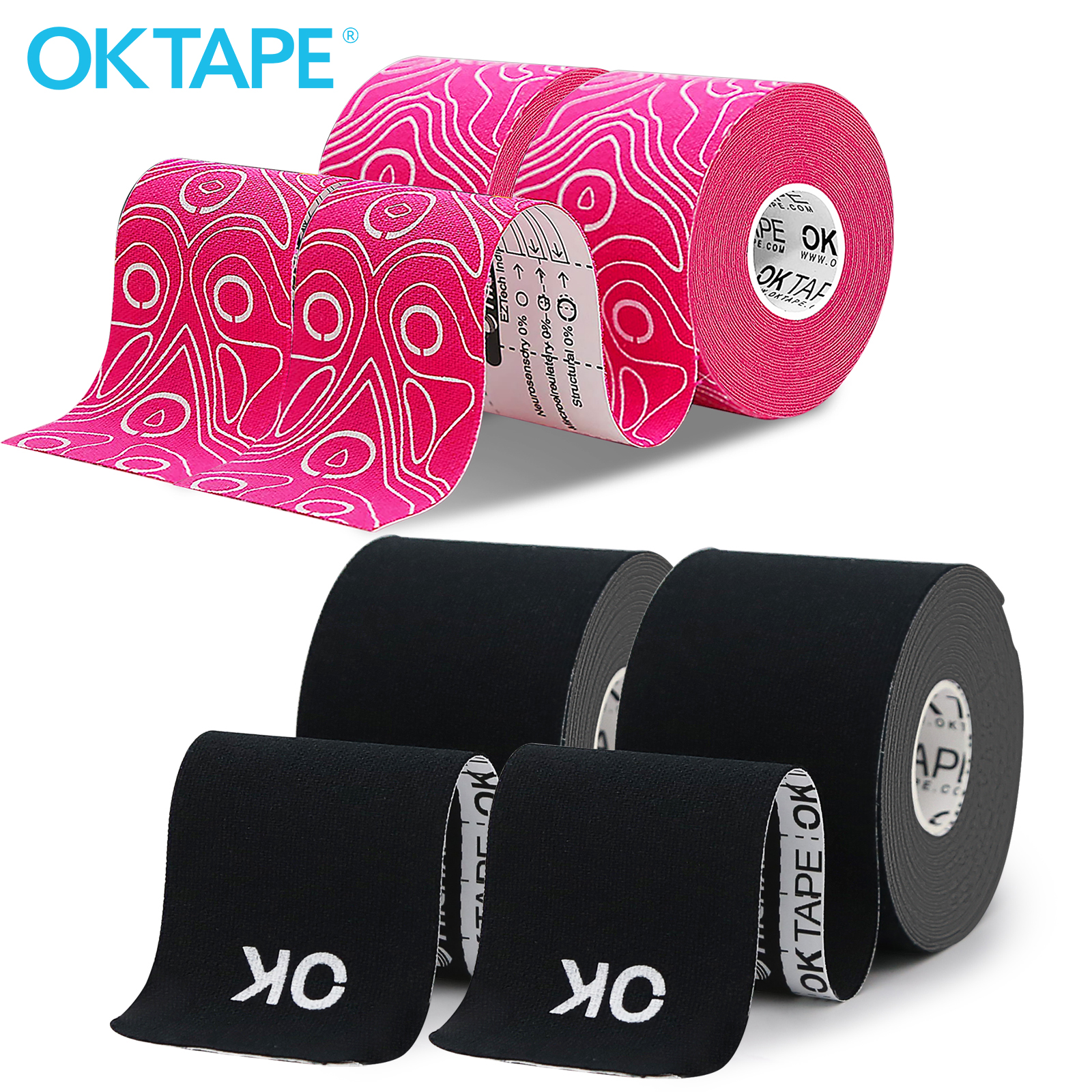 OK TAPE Kinesiology Tape 4 Rol - Sewing Latex incelemesi ve fiyatı