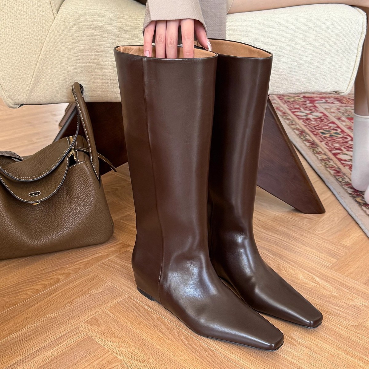 Long boots women's 2025 autumn - Sewing Nylon incelemesi ve fiyatı