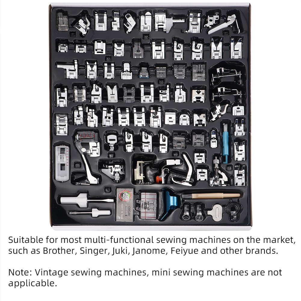 82pc/SET Full Set Sewing Machi - Rolled Hem Foot incelemesi ve fiyatı