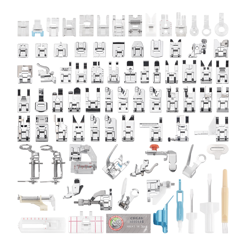 82pc/SET Full Set Sewing Machi - Rolled Hem Foot incelemesi ve fiyatı