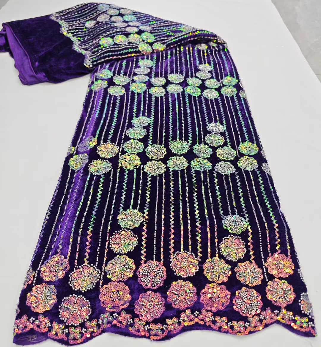 2026 New Design Luxury French  - Sewing Velvet Fabric incelemesi ve fiyatı