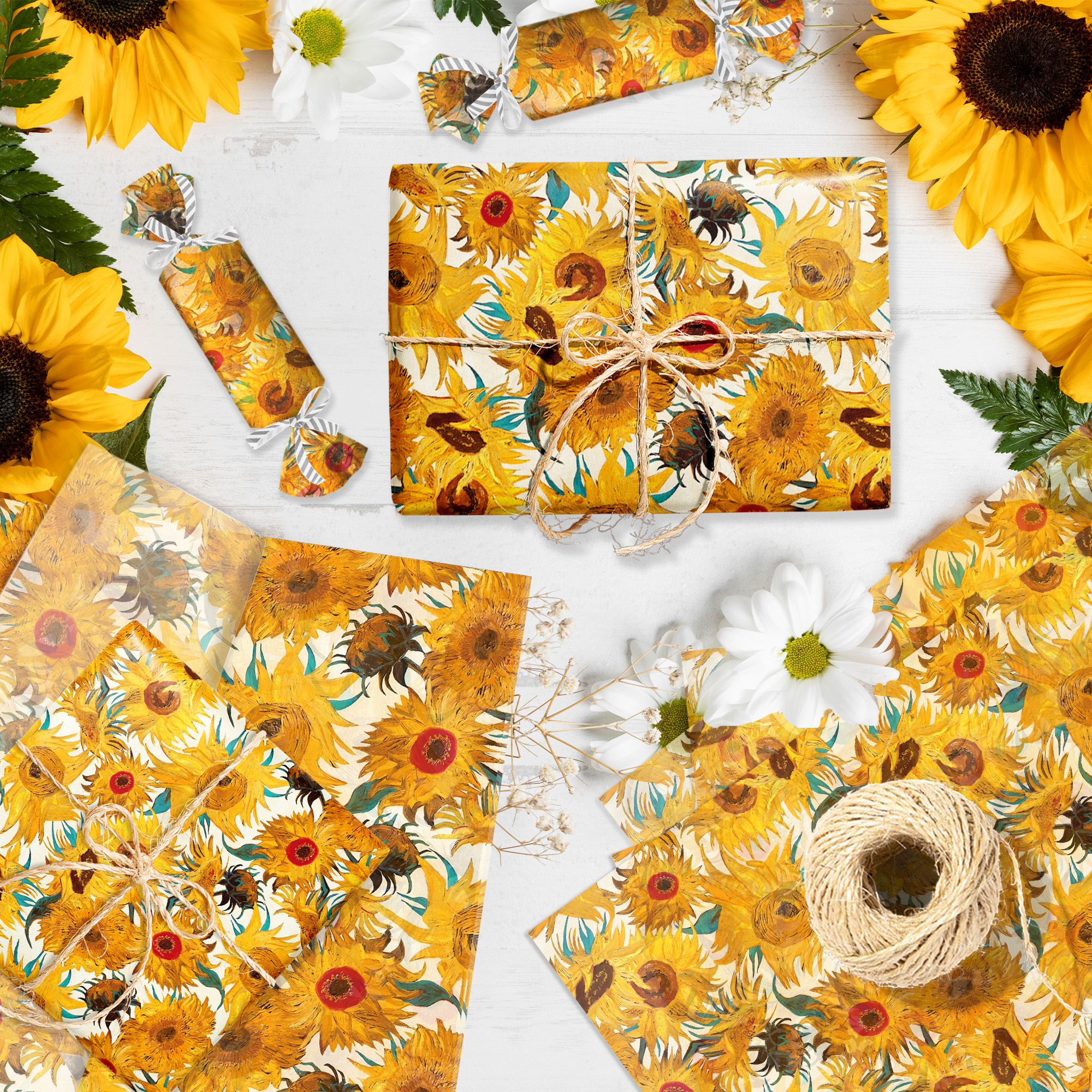 15/35pcs Sunflower Tissue Pape - Pattern Tissue Paper incelemesi ve fiyatı