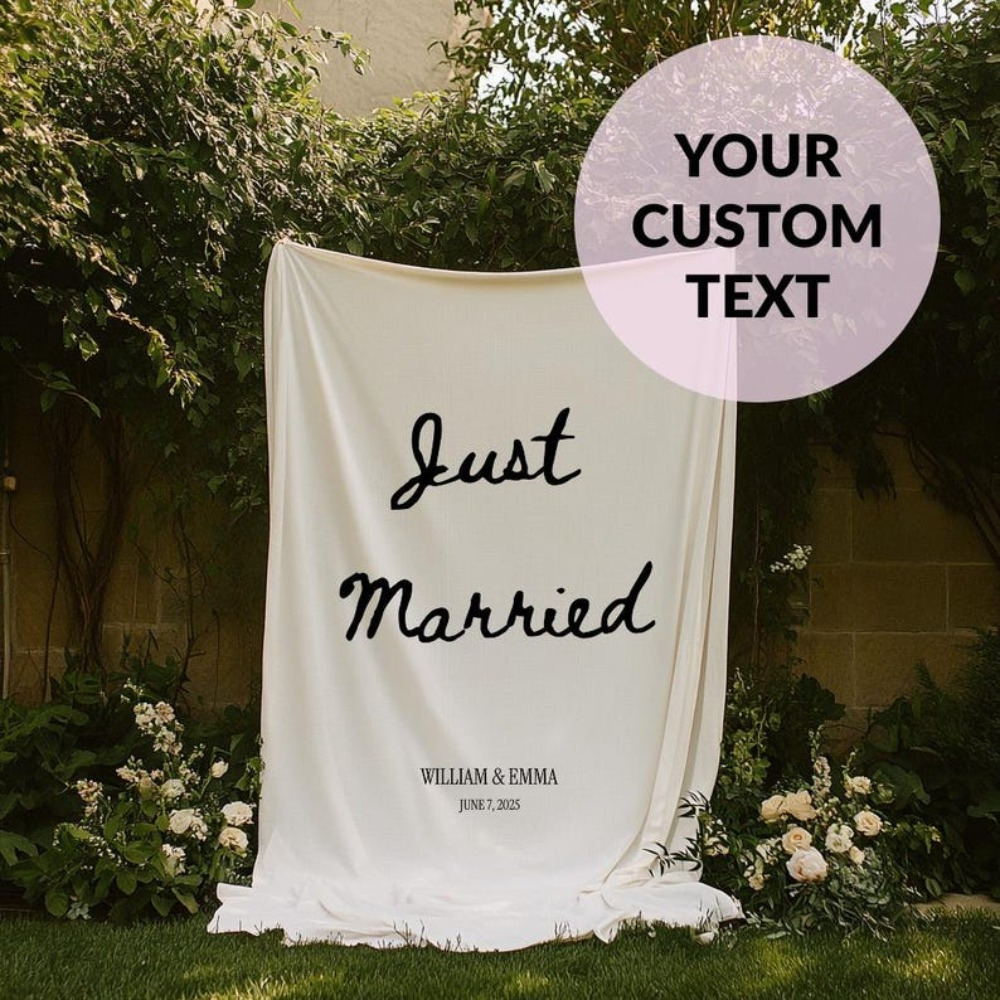 Custom Wedding Banner - Custom - Sewing Custom incelemesi ve fiyatı