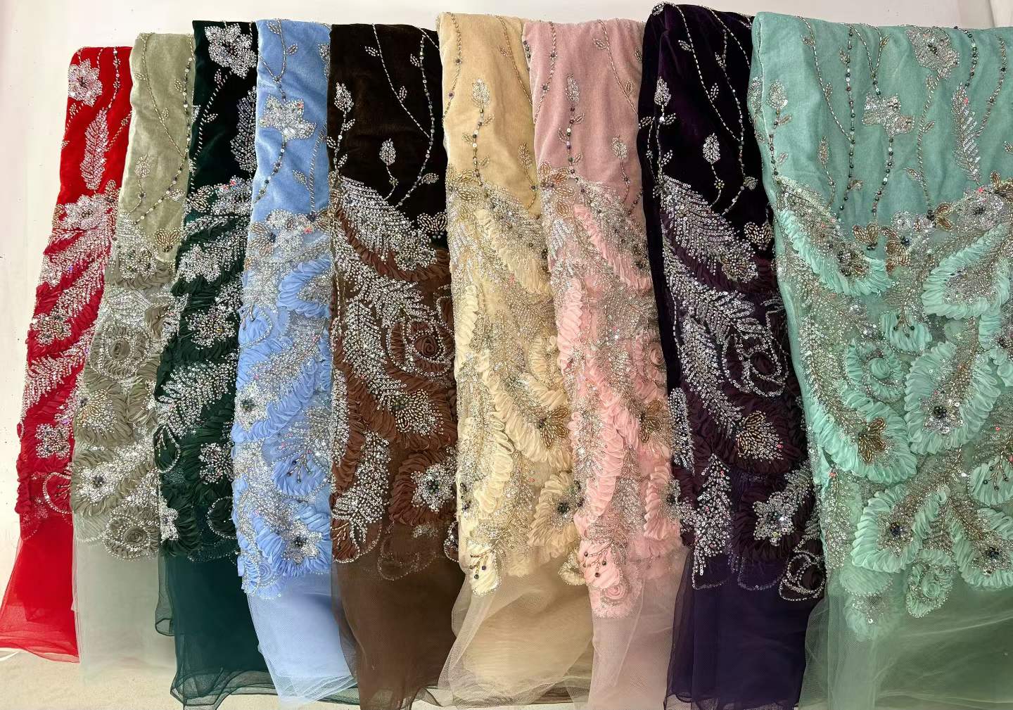 Velvet African Sequins Lace Fa - Sewing Velvet Fabric incelemesi ve fiyatı