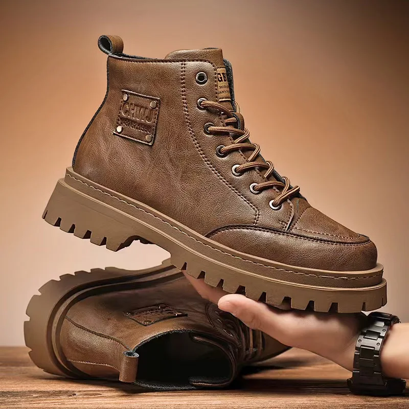 High Quality Men's Boots Platf - Sewing Nylon incelemesi ve fiyatı