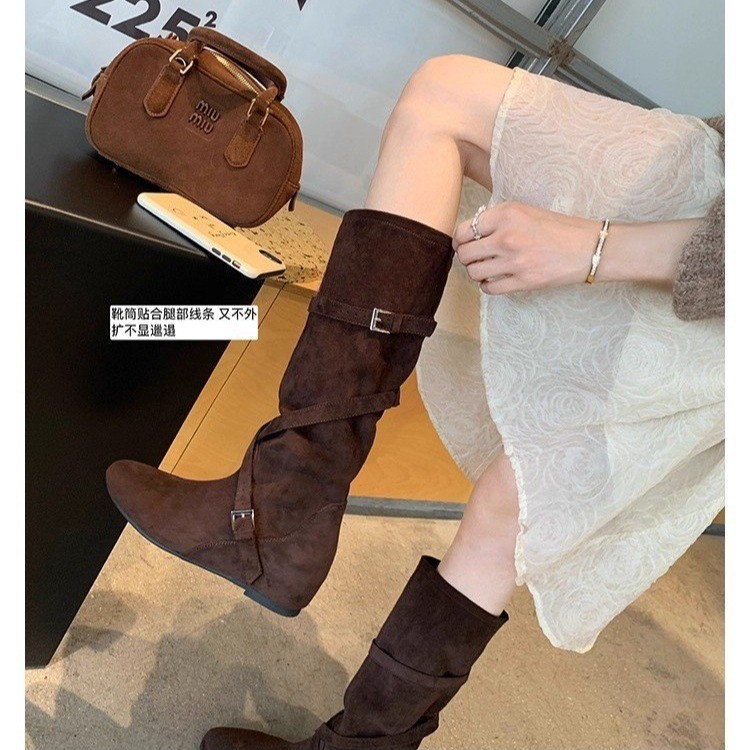 Knight boots women 2026 new Br - Sewing Nylon incelemesi ve fiyatı