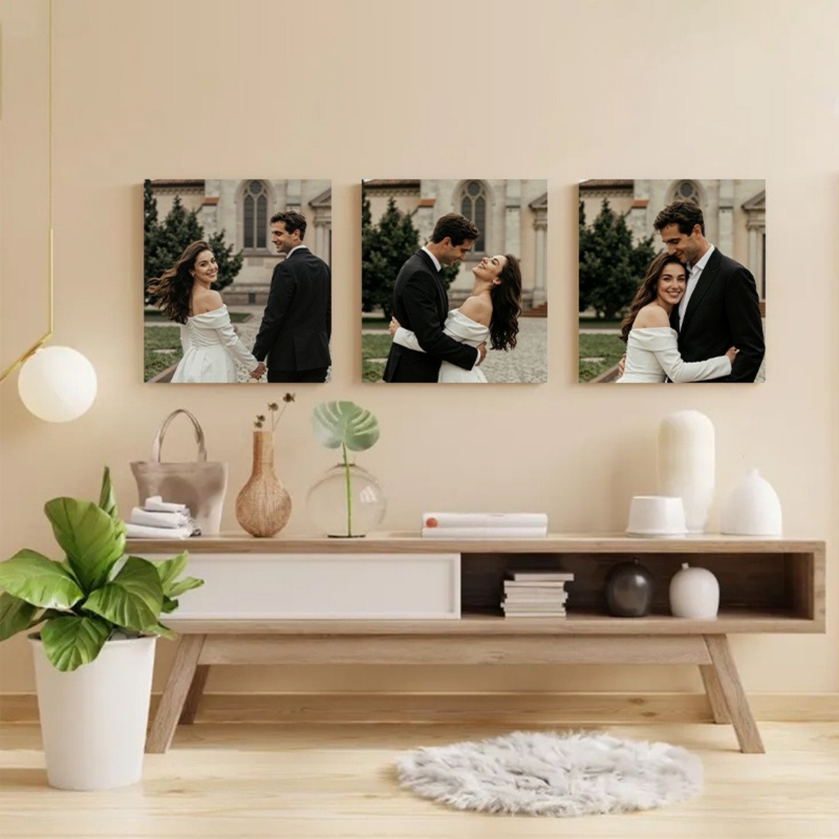 Set of 3 Custom Photo Canvas P - Sewing Custom incelemesi ve fiyatı