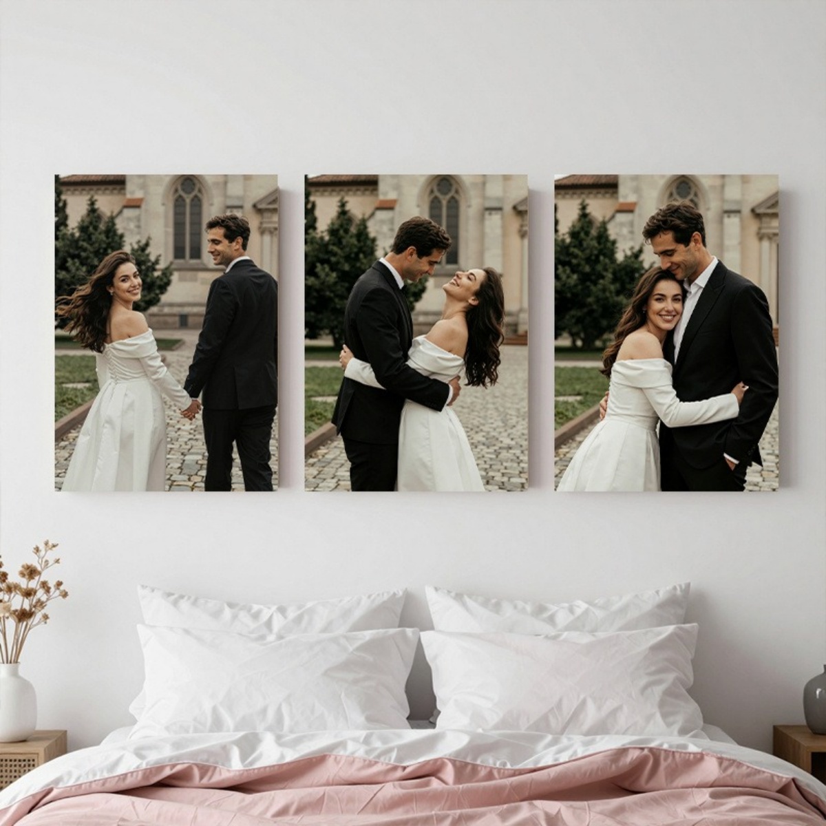 Set of 3 Custom Photo Canvas P - Sewing Custom incelemesi ve fiyatı