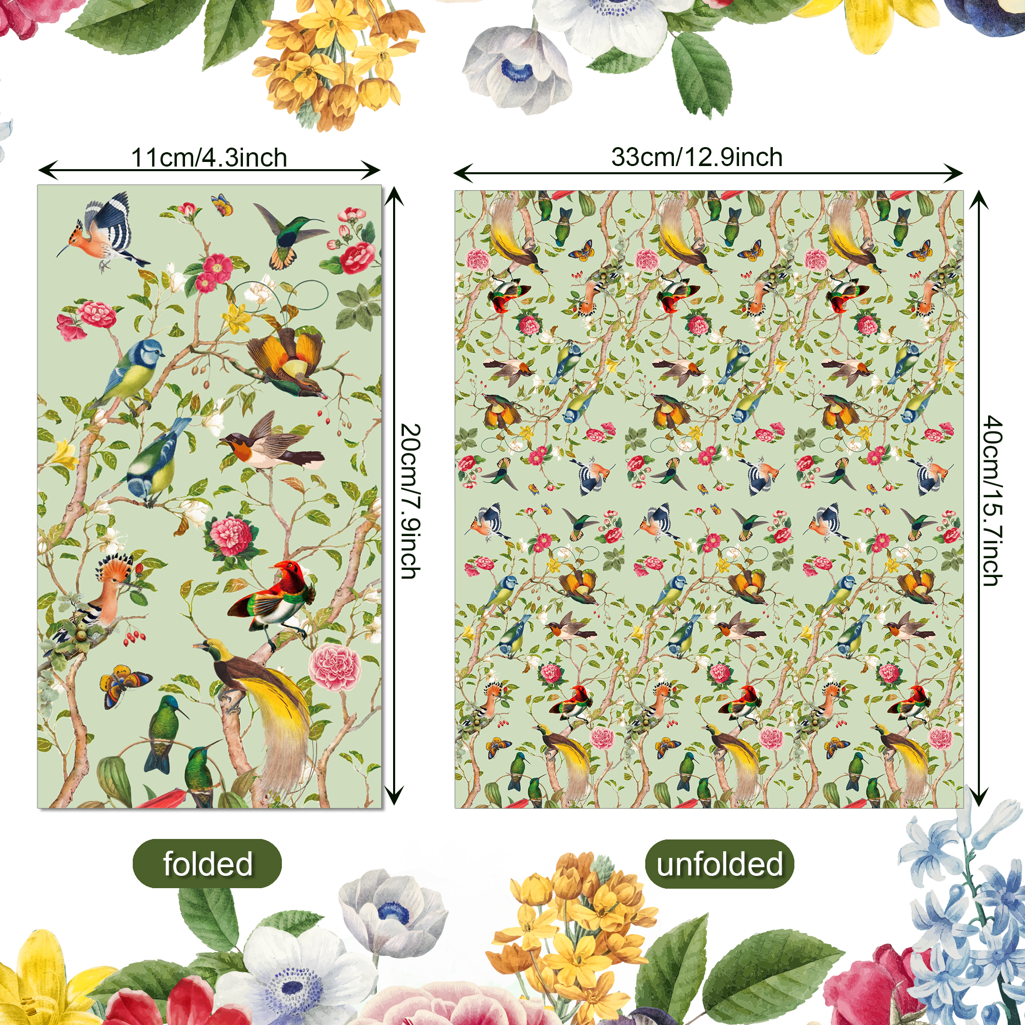 Vintage Paper Napkins Wedding  - Pattern Tissue Paper incelemesi ve fiyatı