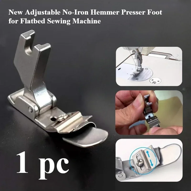 Adjustable No-Iron Hemmer Foot - Sewing Machine Fabric incelemesi ve fiyatı