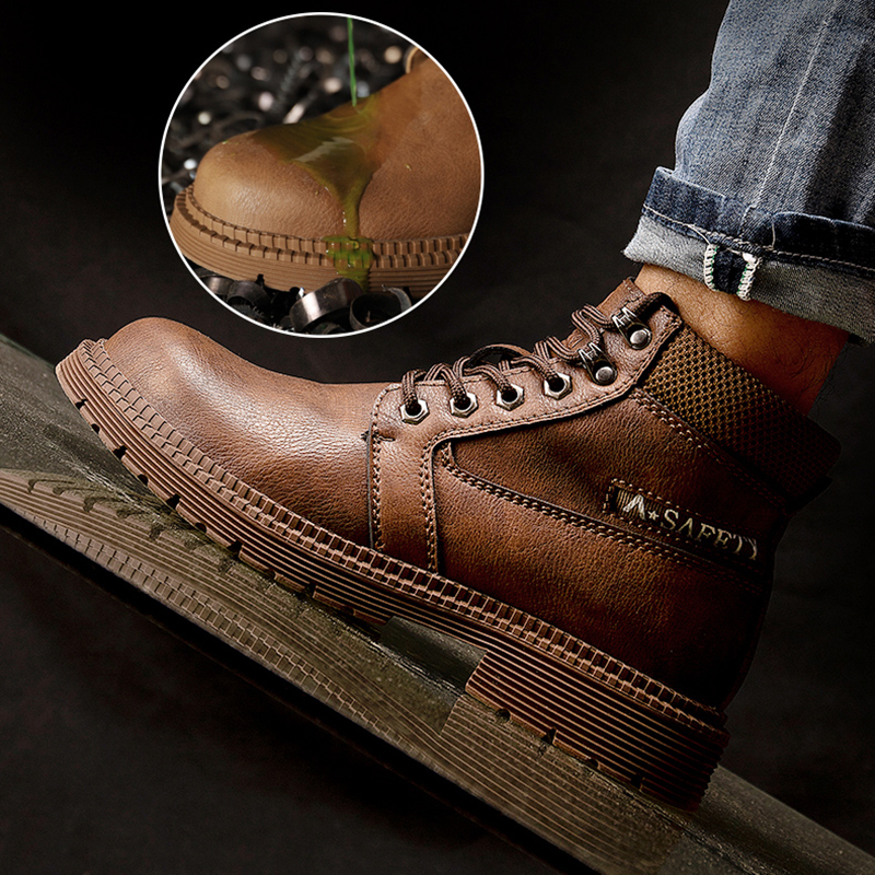 Unisex Safety Shoes Steel Toe  - Sewing Nylon incelemesi ve fiyatı