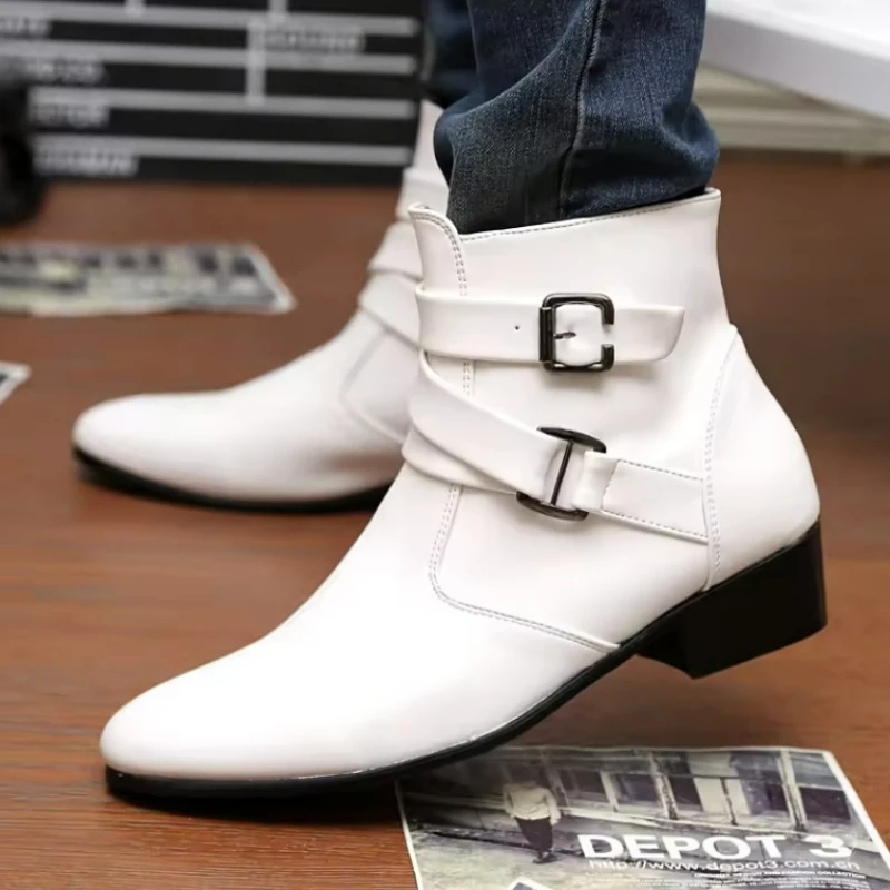 New Men's Boots Leather Chelse - Sewing Nylon incelemesi ve fiyatı