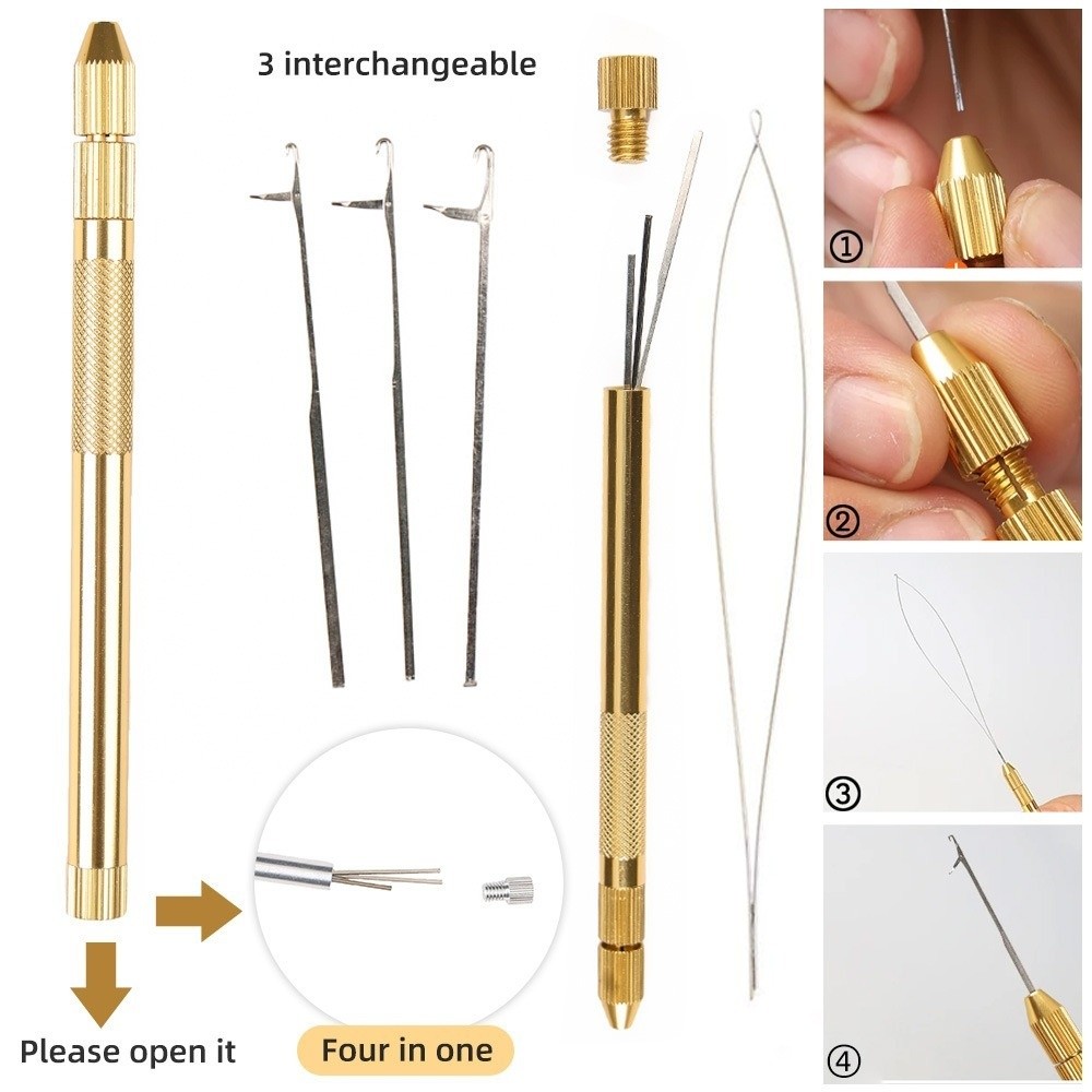 DIY 4-in-1 Hair Extension Tool - Needle Threader Tool incelemesi ve fiyatı