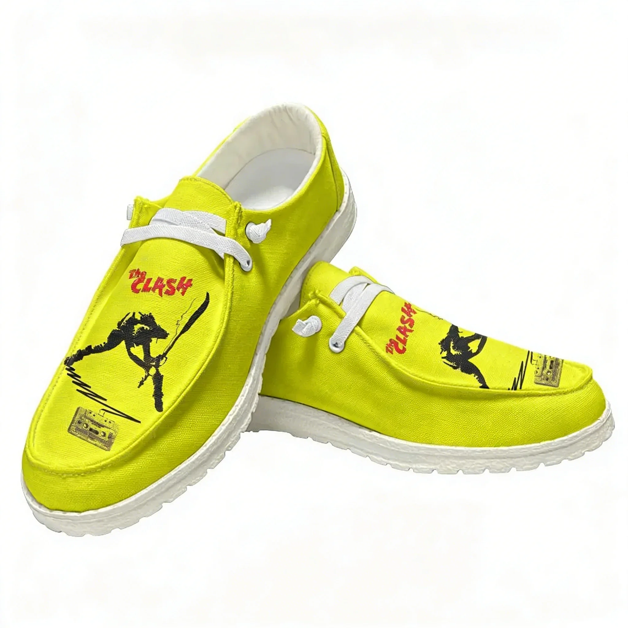 The Clash Rock Band Casual Sho - Sewing Custom incelemesi ve fiyatı