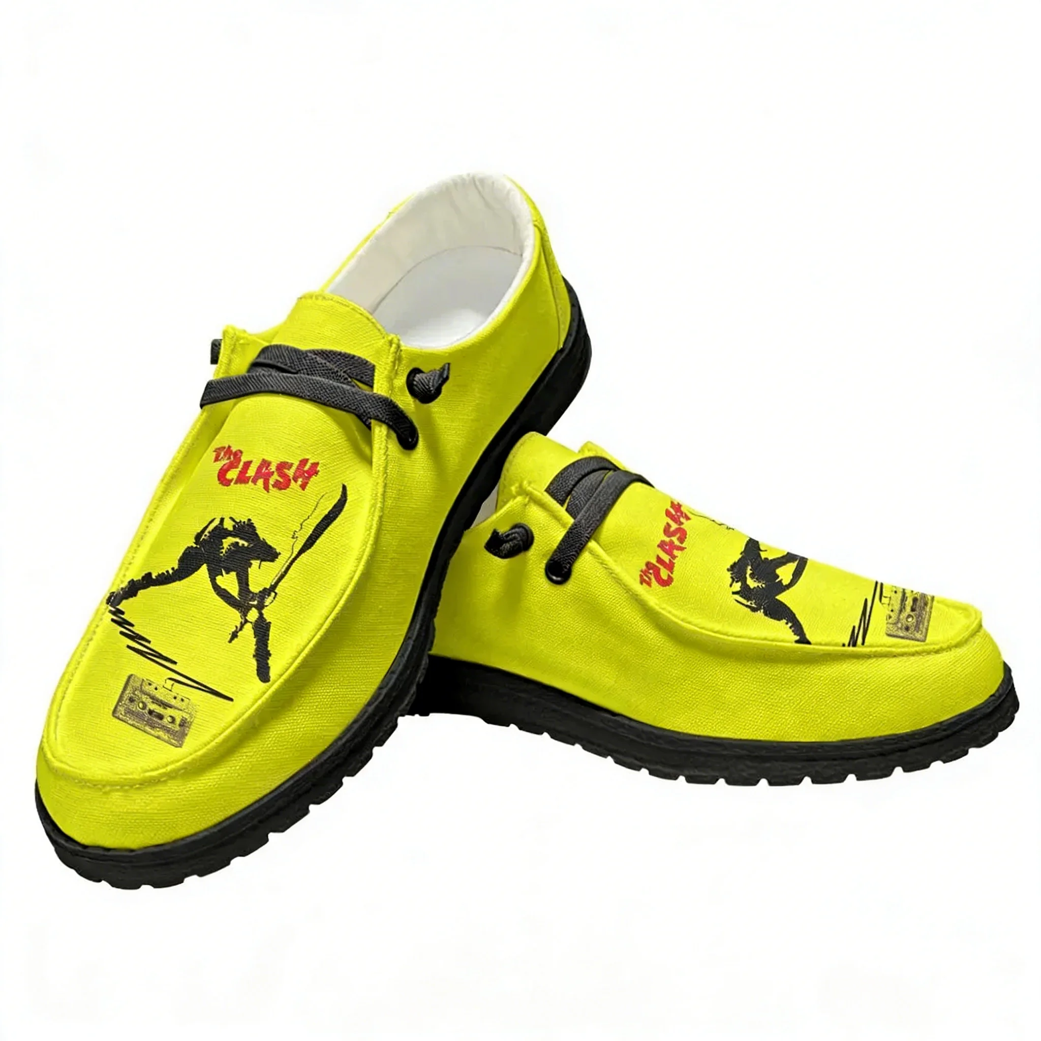 The Clash Rock Band Casual Sho - Sewing Custom incelemesi ve fiyatı