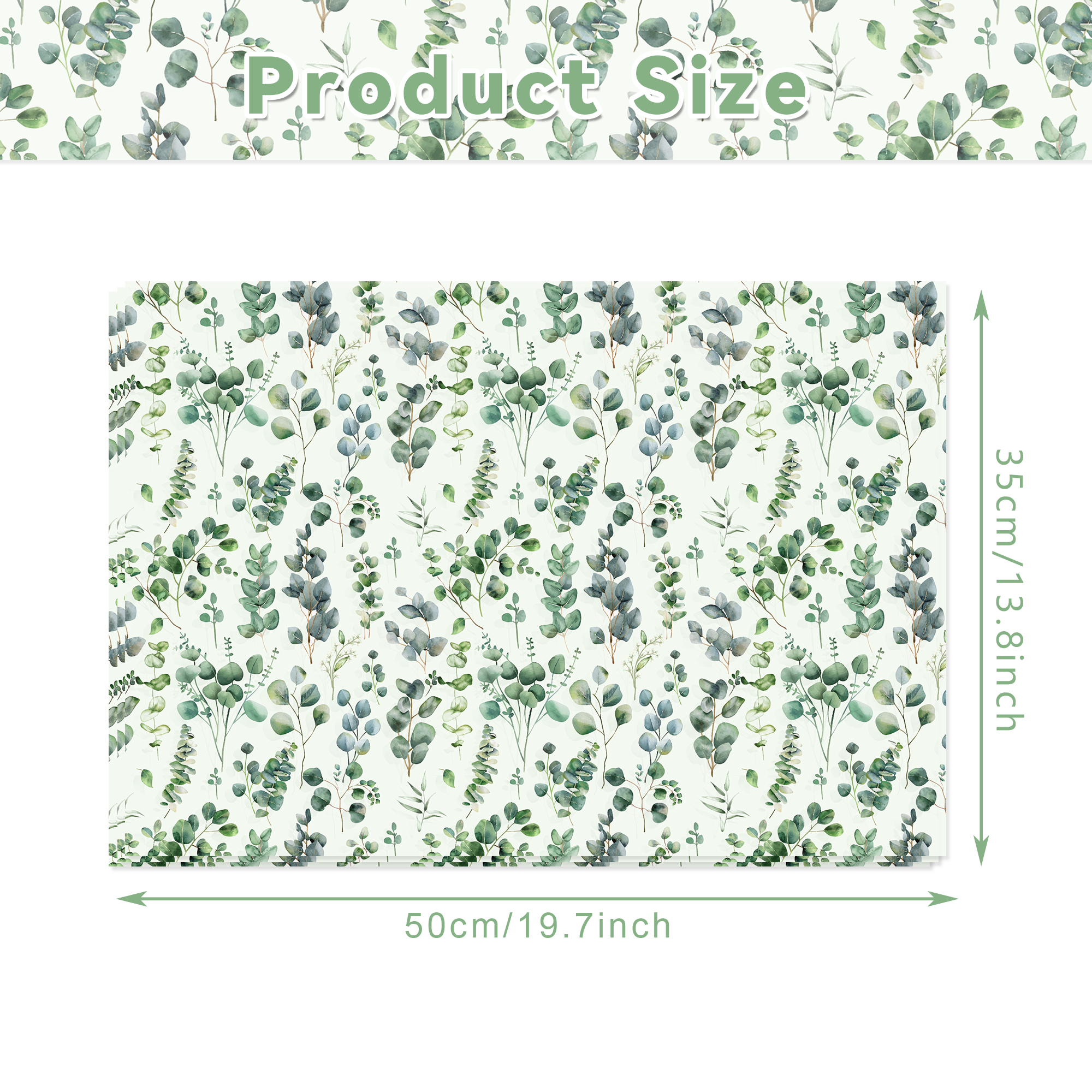 Eucalyptus Leaves Tissue Paper - Pattern Tissue Paper incelemesi ve fiyatı