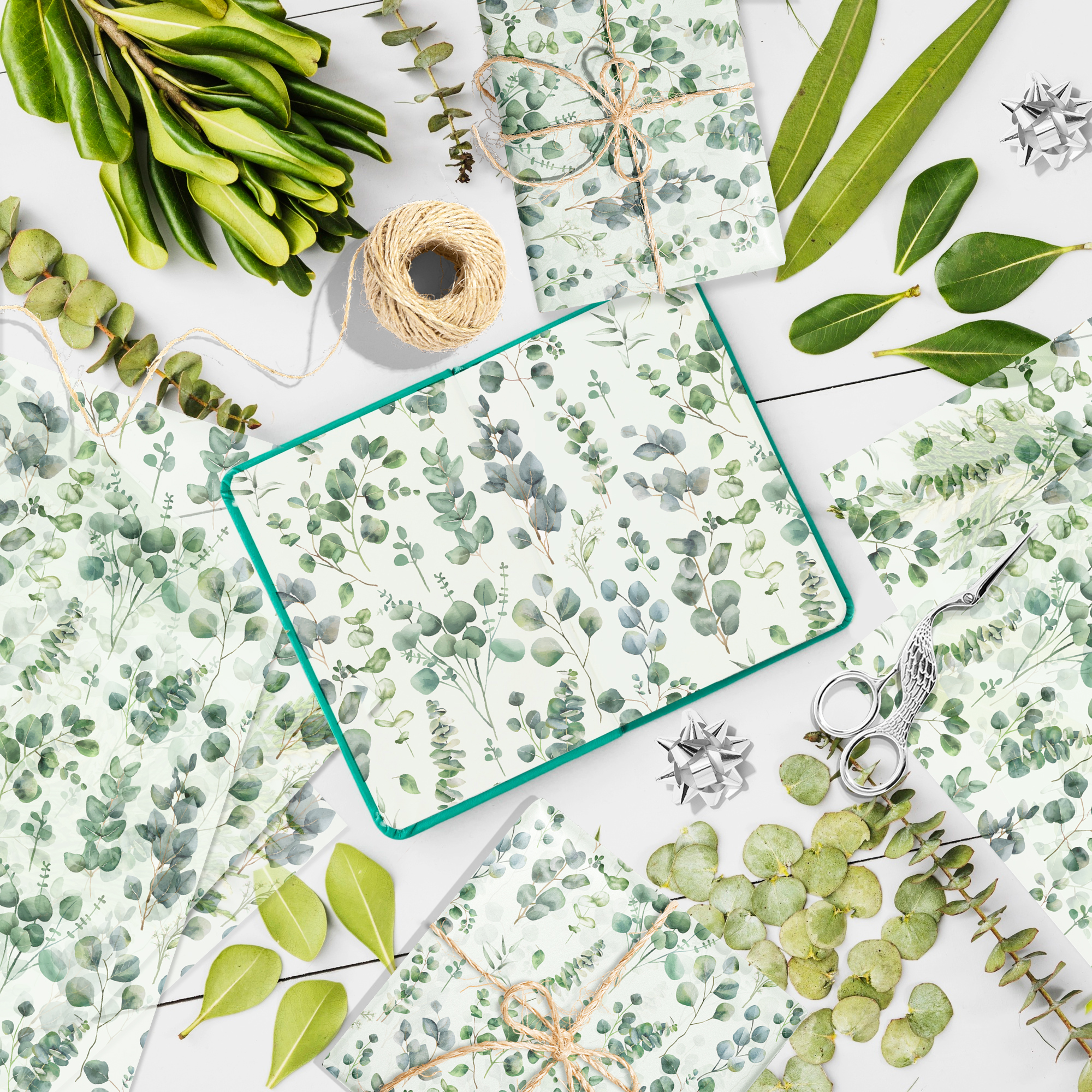 Eucalyptus Leaves Tissue Paper - Pattern Tissue Paper incelemesi ve fiyatı