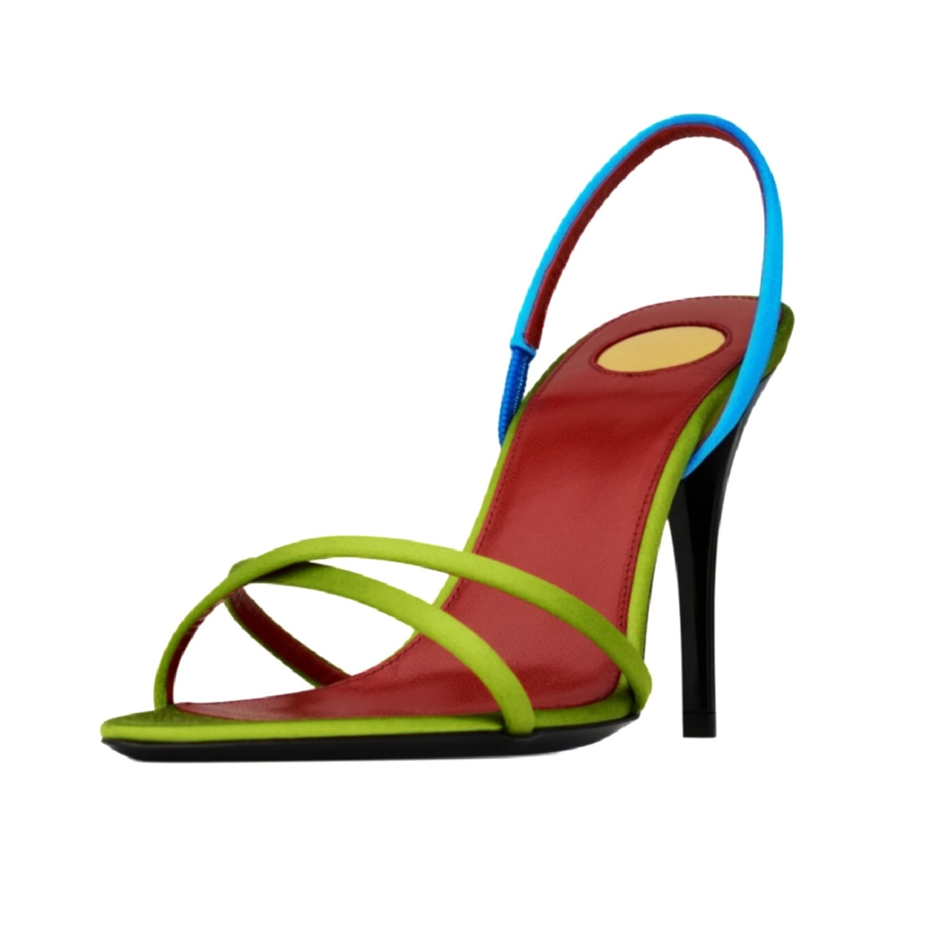 Women's Color Block Satin Cris - Sewing Nylon incelemesi ve fiyatı