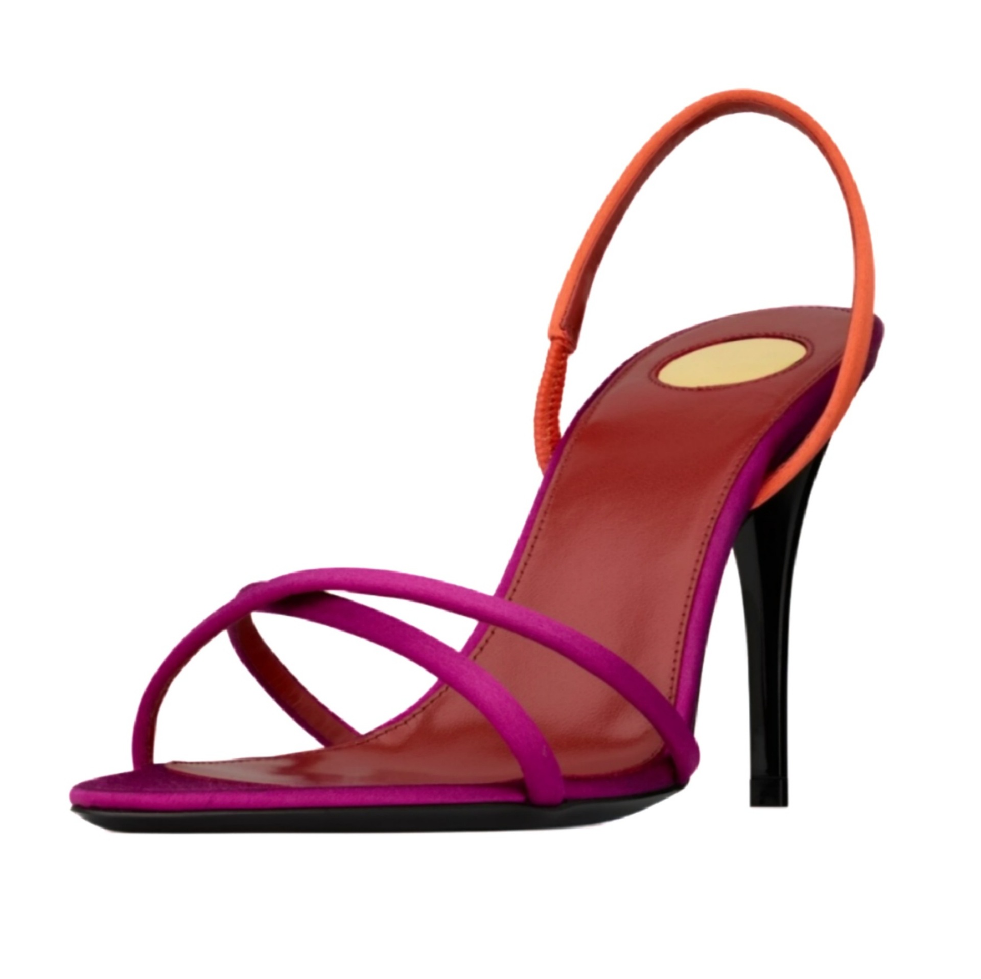 Women's Color Block Satin Cris - Sewing Nylon incelemesi ve fiyatı