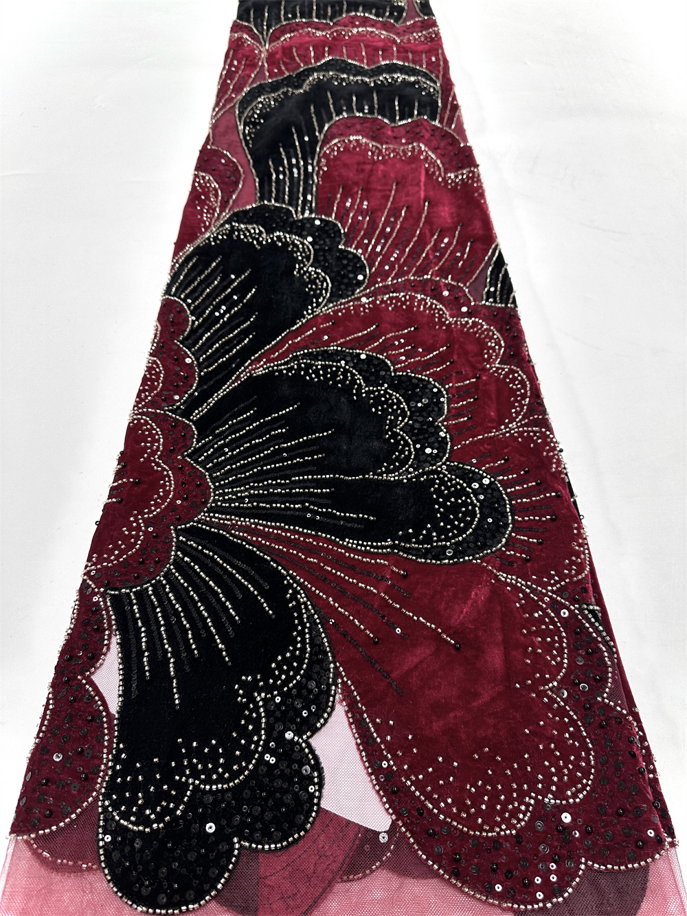 New African Velvet Lace Fabric - Sewing Velvet Fabric incelemesi ve fiyatı