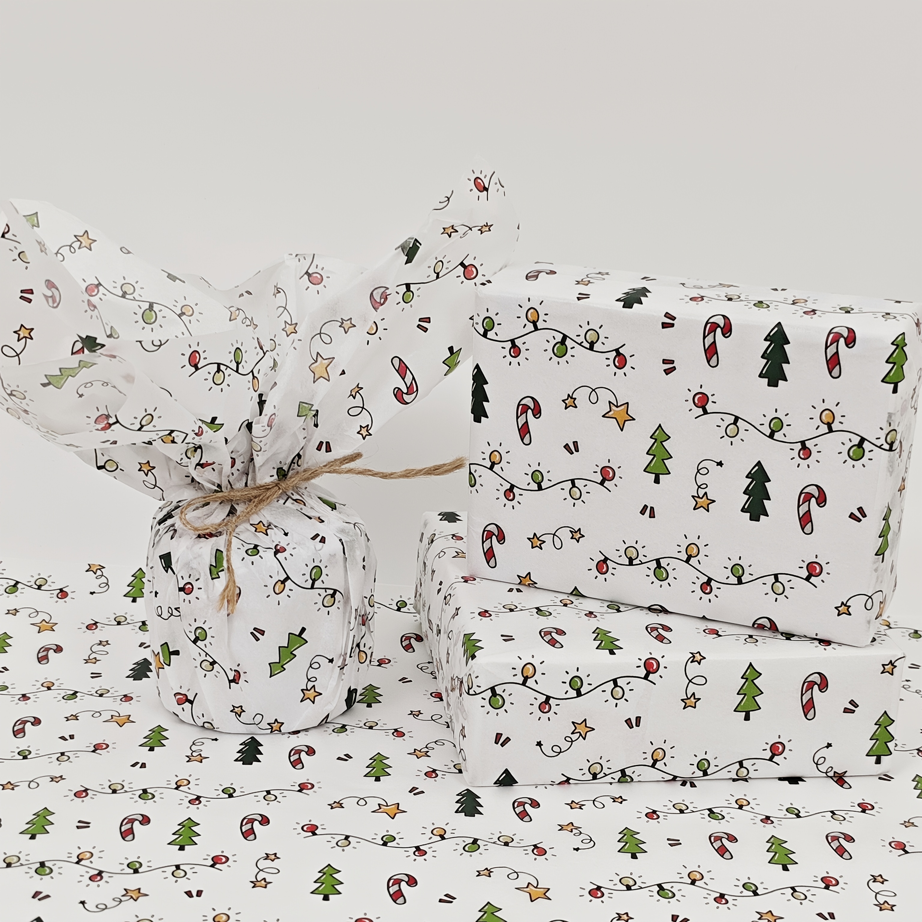 10/20 Sheets of Christmas Lant - Pattern Tissue Paper incelemesi ve fiyatı