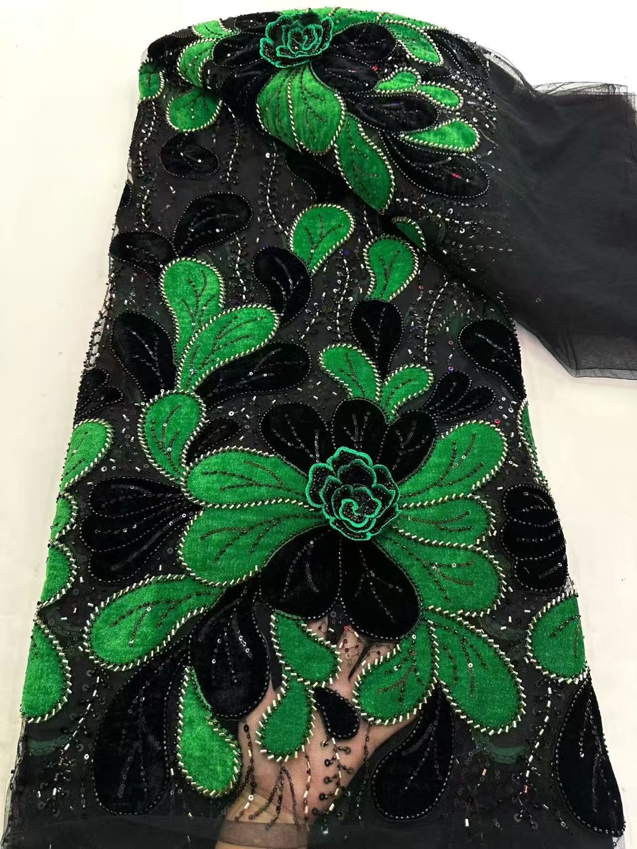 Latest African Velvet Lace Fab - Sewing Velvet Fabric incelemesi ve fiyatı