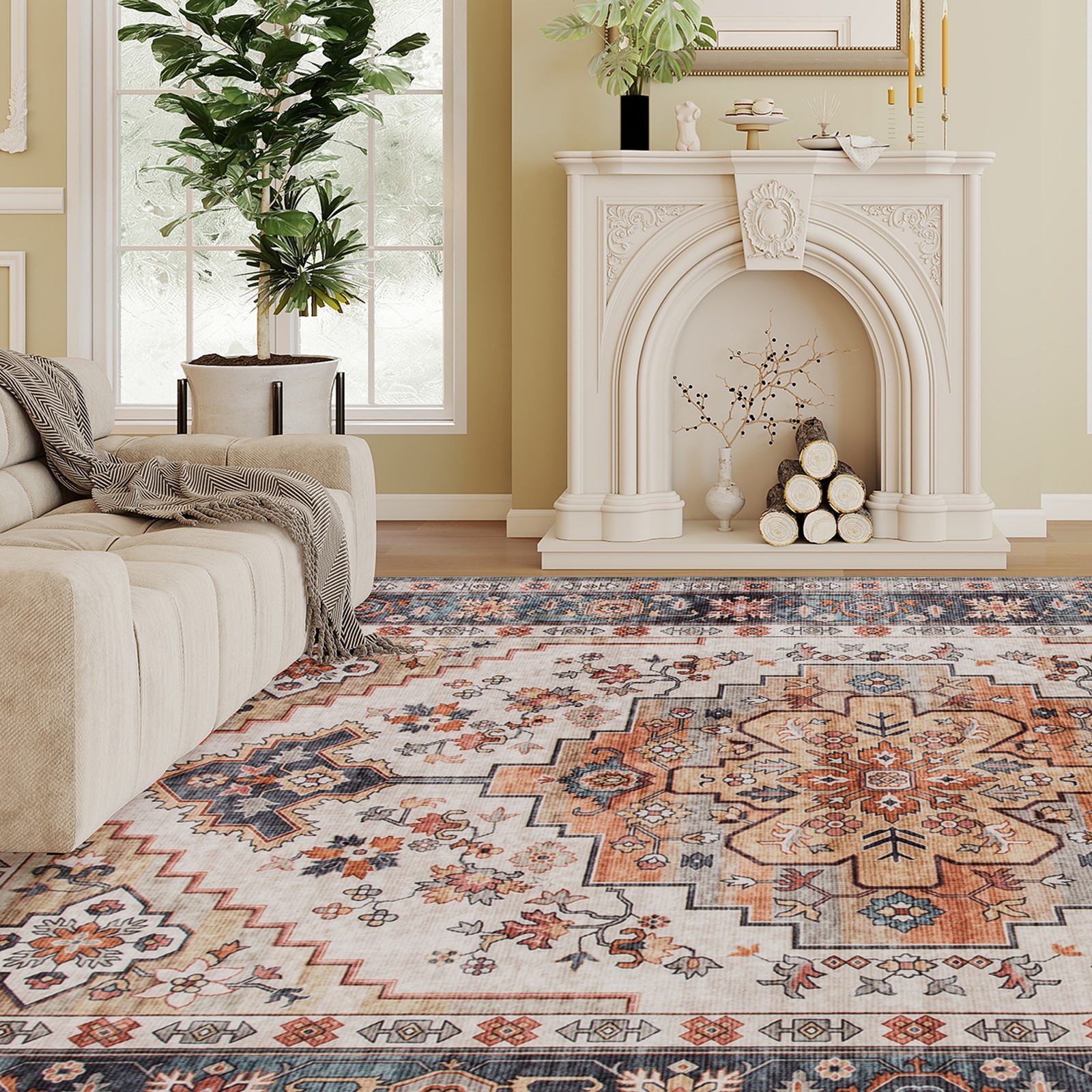 Area Rug 5x7, Machine Washable - Century Textile & Sewing Supply Reviews incelemesi ve fiyatı