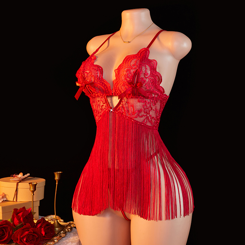 Transparent Lace Women Red Str - Sewing Nylon incelemesi ve fiyatı
