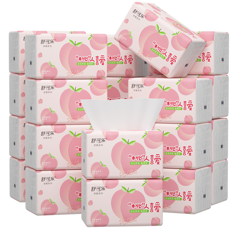 Cute Peach Pattern Facial Tiss - Pattern Tissue Paper incelemesi ve fiyatı