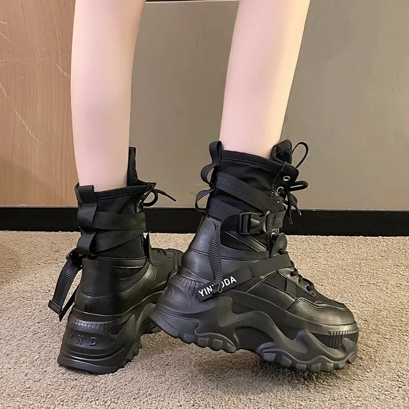 Fashion Women Chunky Platform  - Sewing Nylon incelemesi ve fiyatı