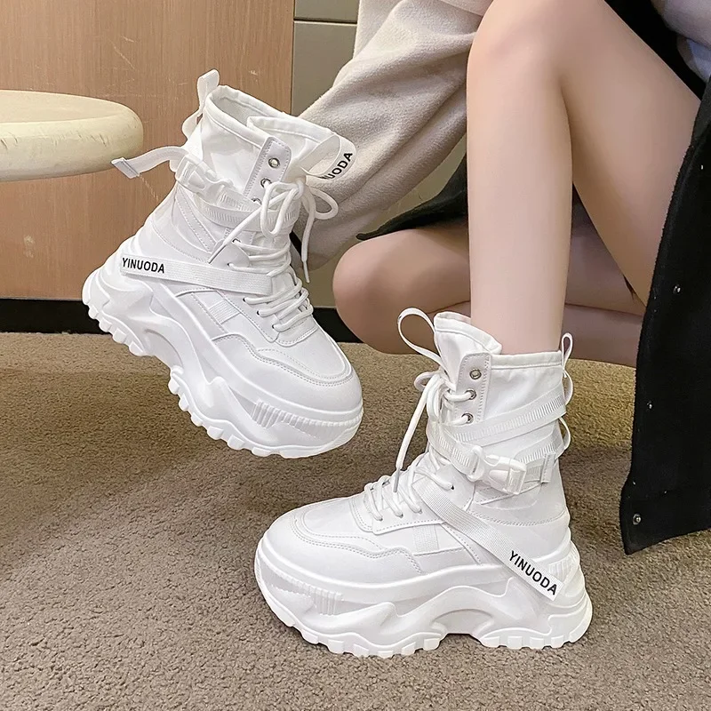 Fashion Women Chunky Platform  - Sewing Nylon incelemesi ve fiyatı