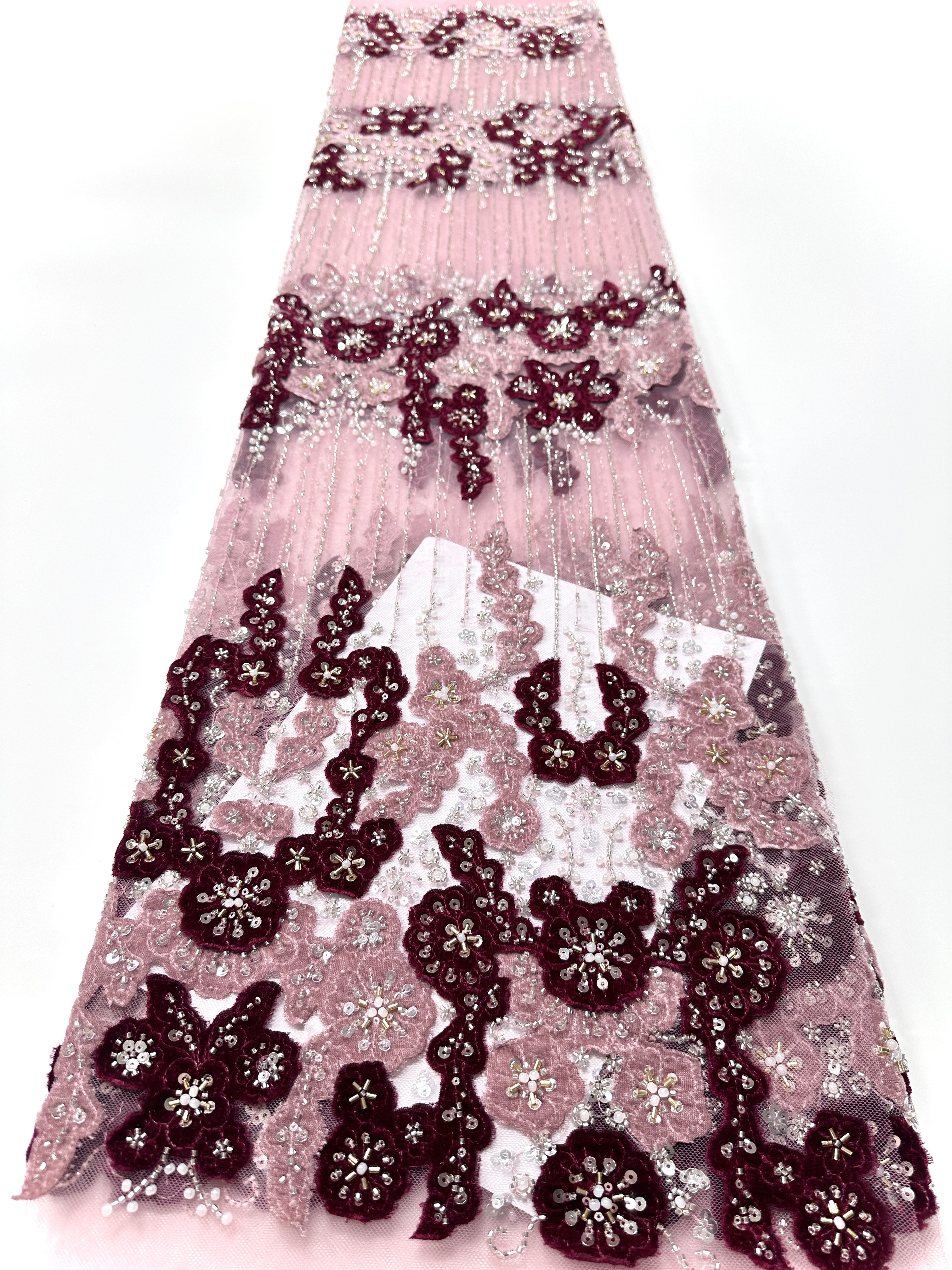 2025 New Design Luxury French  - Sewing Velvet Fabric incelemesi ve fiyatı