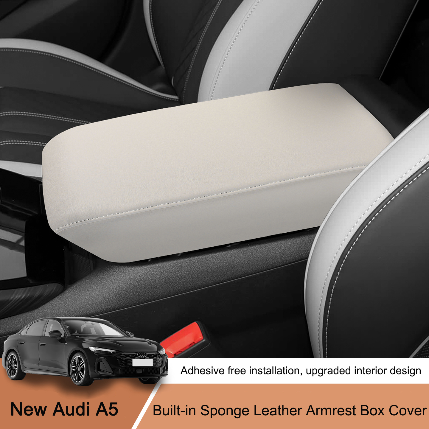 Hard Shell Leather Armrest Box - Sewing Knit incelemesi ve fiyatı