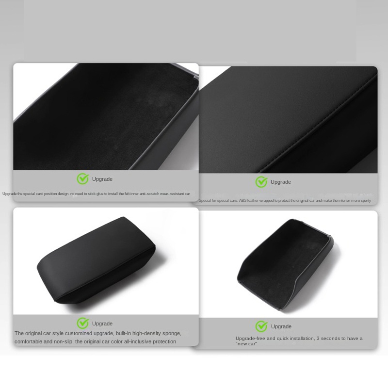 Hard Shell Leather Armrest Box - Sewing Knit incelemesi ve fiyatı