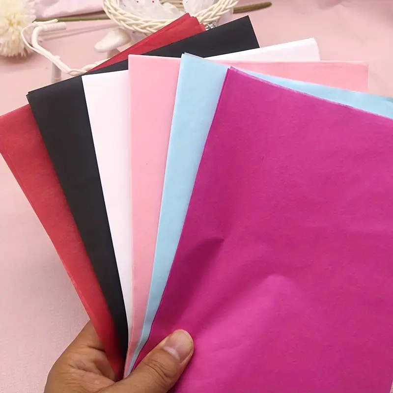 10Pcs 50*66cm Color Tissue Pap - Pattern Tissue Paper incelemesi ve fiyatı