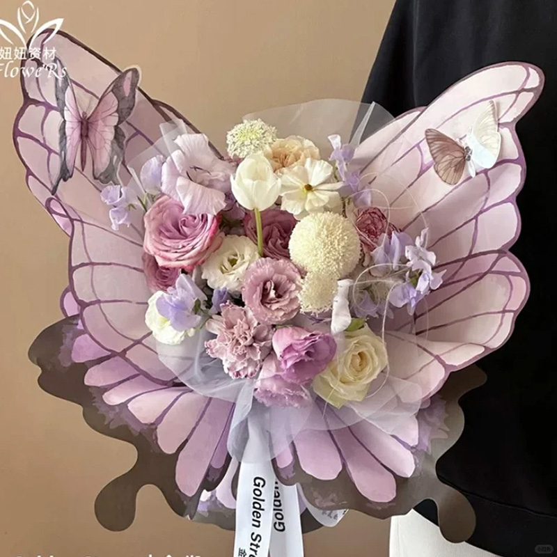 24Pcs Butterfly Wings Shape Fl - Pattern Tissue Paper incelemesi ve fiyatı