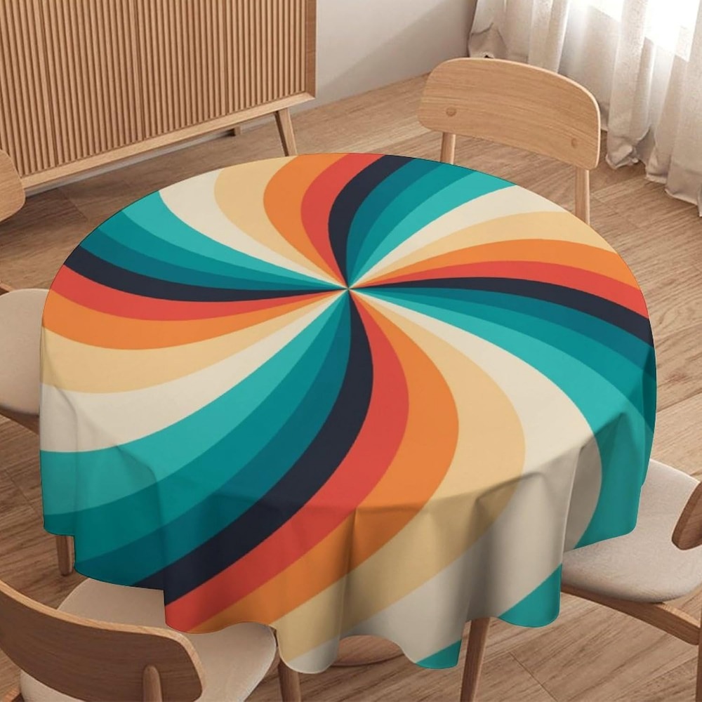 Vintage Groovy Swirl Round Tab - Century Textile & Sewing Supply Reviews incelemesi ve fiyatı