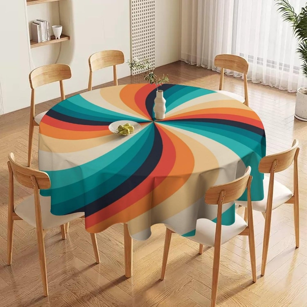 Vintage Groovy Swirl Round Tab - Century Textile & Sewing Supply Reviews incelemesi ve fiyatı