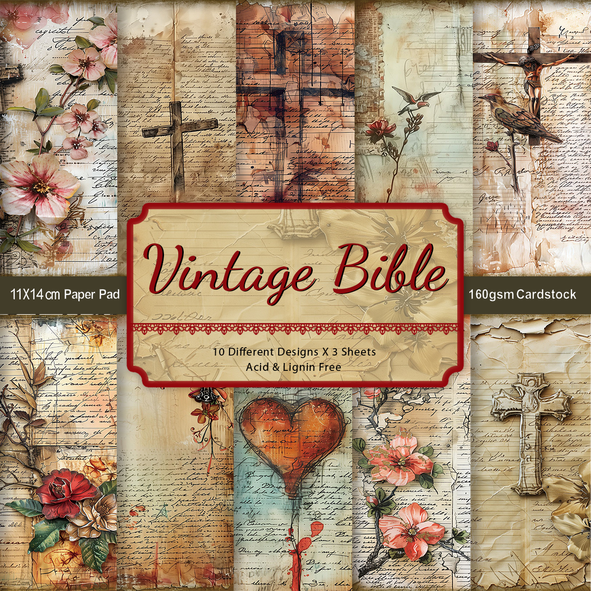 30pcs Bible Decorative Scrapbo - Pattern Tissue Paper incelemesi ve fiyatı