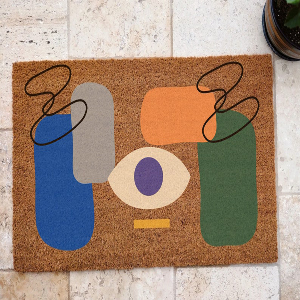 Abstract Coir Doormat Mid Cent - Century Textile & Sewing Supply Reviews incelemesi ve fiyatı