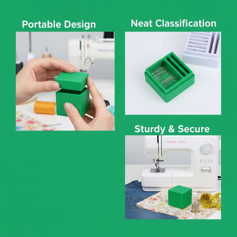 Portable Storage Case with 9 S - Sewing Machine Needle incelemesi ve fiyatı