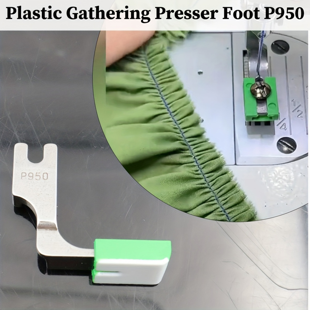 P950 Adjustable Ruffling Press - Rolled Hem Foot incelemesi ve fiyatı